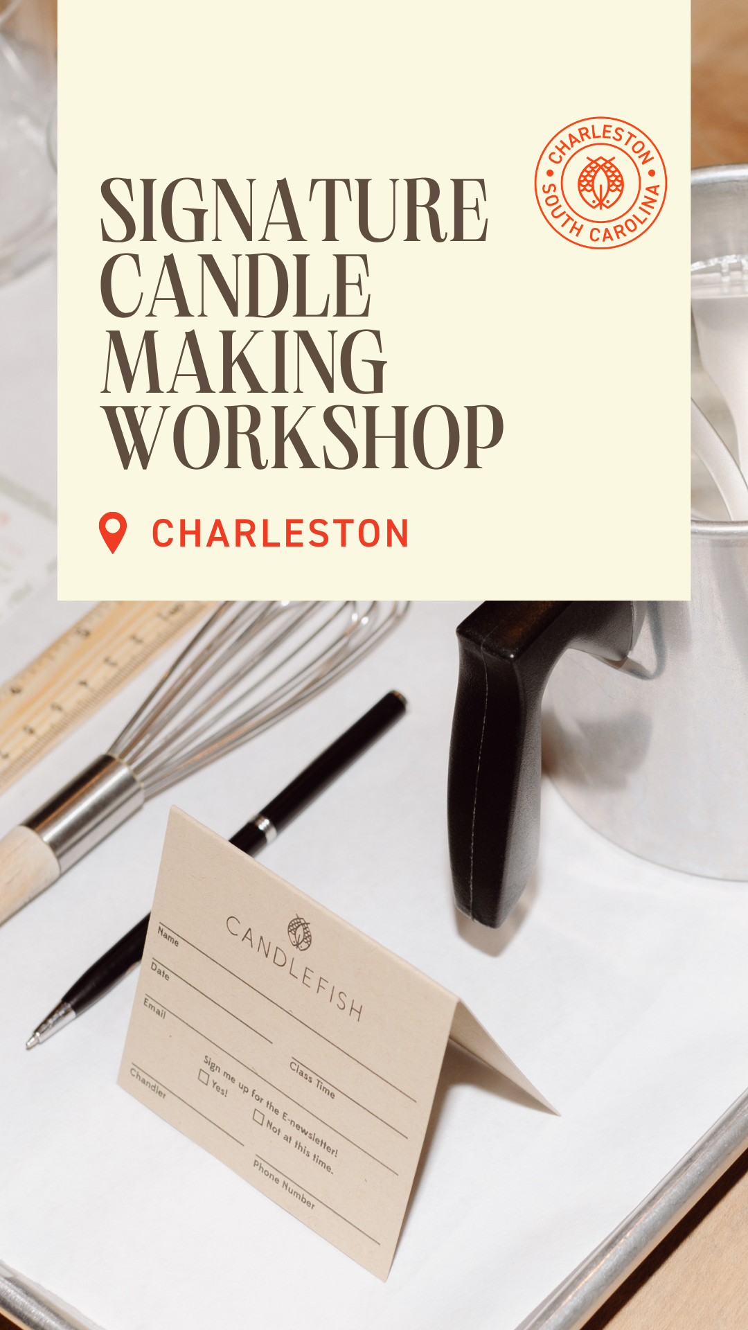 Candle Making Workshop: Charleston