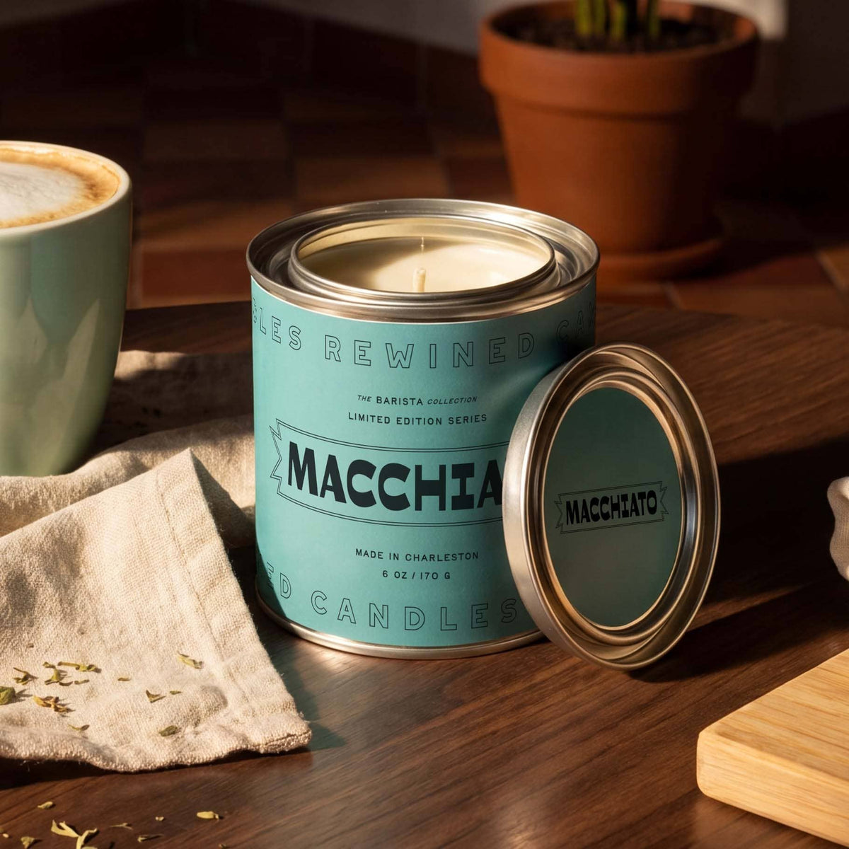 Macchiato Tin Candle 6 oz