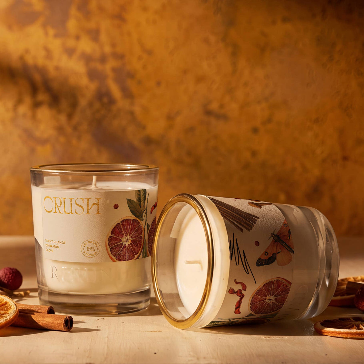 Rewined Crush Gold Candle 10 oz