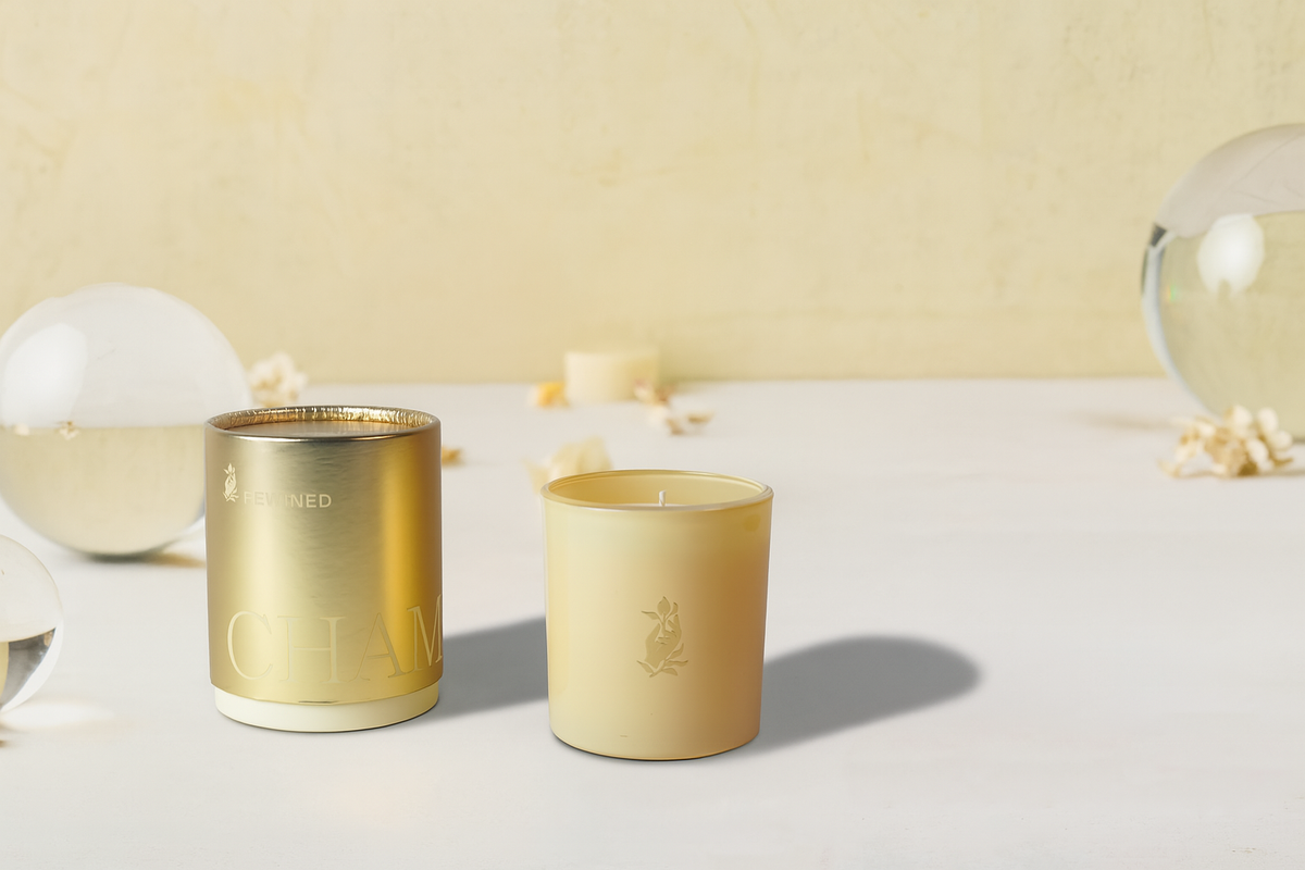 Mimosa Metallic Candle 5.5 oz