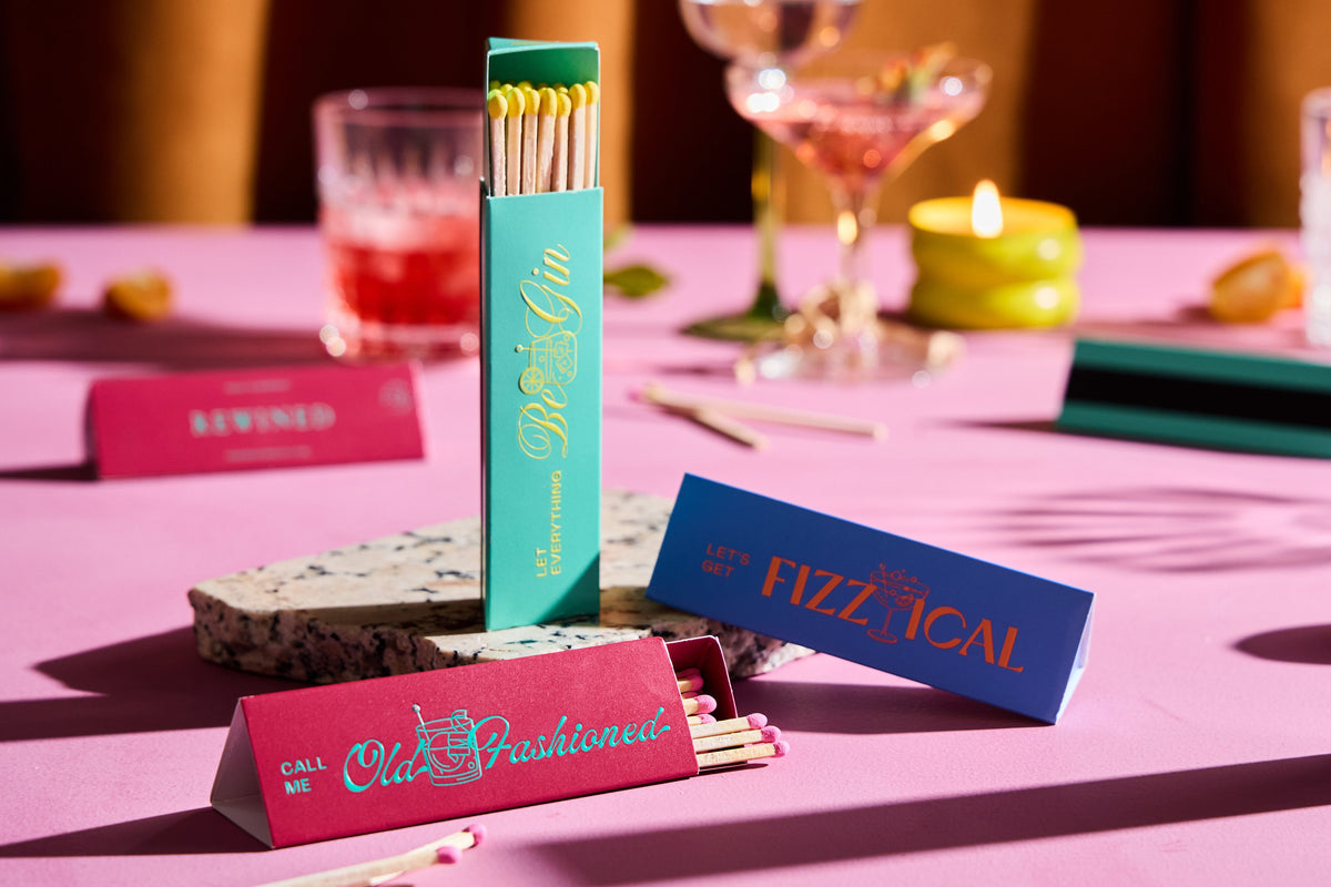 Let's Get Fizzical Triangle Matchbox