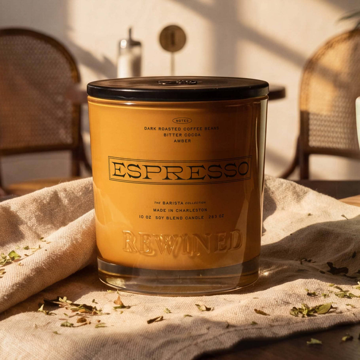 Espresso Coffee Lidded Candle 10oz