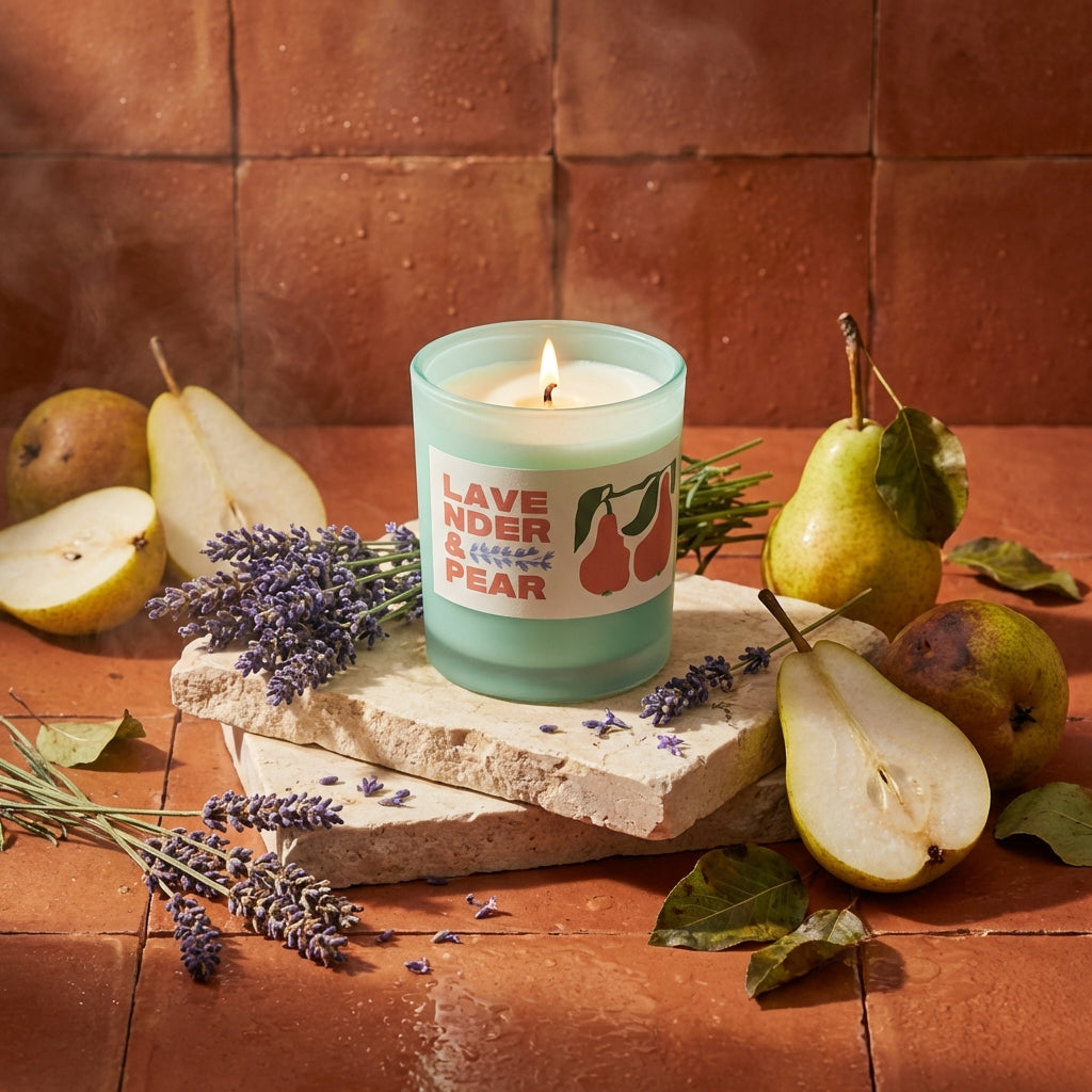 Lavender & Pear Candle 10 oz