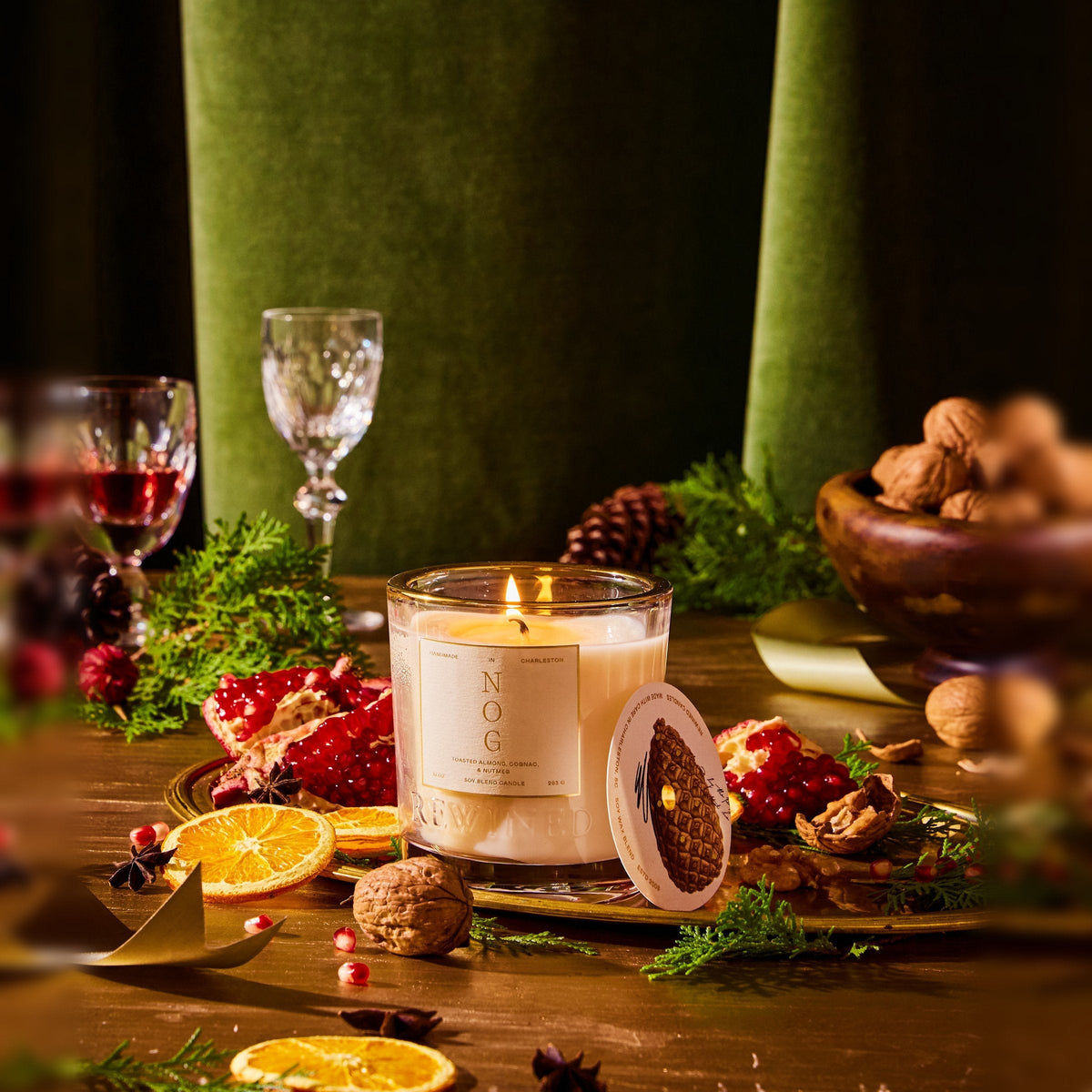 Rewined Nog Candle 10 oz